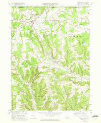 Sugar Grove Pennsylvania Historical topographic map, 1:24000 scale, 7.5 X 7.5 Minute, Year 1968