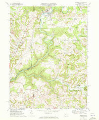 Summerville Pennsylvania Historical topographic map, 1:24000 scale, 7.5 X 7.5 Minute, Year 1969