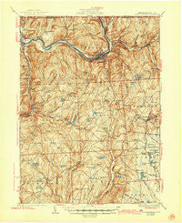Susquehanna Pennsylvania Historical topographic map, 1:62500 scale, 15 X 15 Minute, Year 1935