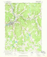 Susquehanna Pennsylvania Historical topographic map, 1:24000 scale, 7.5 X 7.5 Minute, Year 1968