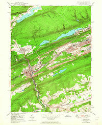 Tamaqua Pennsylvania Historical topographic map, 1:24000 scale, 7.5 X 7.5 Minute, Year 1947