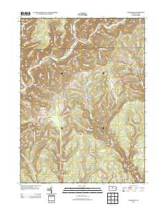 Tamarack Pennsylvania Historical topographic map, 1:24000 scale, 7.5 X 7.5 Minute, Year 2013