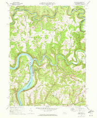 Templeton Pennsylvania Historical topographic map, 1:24000 scale, 7.5 X 7.5 Minute, Year 1969