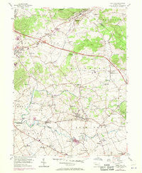 Terre Hill Pennsylvania Historical topographic map, 1:24000 scale, 7.5 X 7.5 Minute, Year 1956