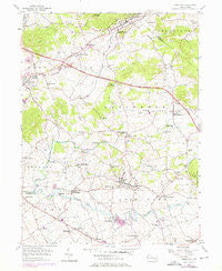 Terre Hill Pennsylvania Historical topographic map, 1:24000 scale, 7.5 X 7.5 Minute, Year 1956