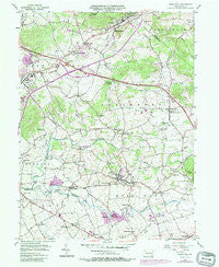 Terre Hill Pennsylvania Historical topographic map, 1:24000 scale, 7.5 X 7.5 Minute, Year 1956