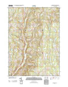 Thompson Pennsylvania Historical topographic map, 1:24000 scale, 7.5 X 7.5 Minute, Year 2013