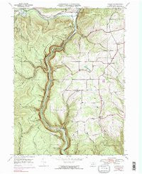 Tiadaghton Pennsylvania Historical topographic map, 1:24000 scale, 7.5 X 7.5 Minute, Year 1946