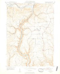 Tiadaghton Pennsylvania Historical topographic map, 1:24000 scale, 7.5 X 7.5 Minute, Year 1948