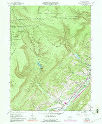 Tipton Pennsylvania Historical topographic map, 1:24000 scale, 7.5 X 7.5 Minute, Year 1963
