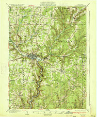 Titusville Pennsylvania Historical topographic map, 1:62500 scale, 15 X 15 Minute, Year 1933