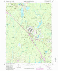 Tobyhanna Pennsylvania Historical topographic map, 1:24000 scale, 7.5 X 7.5 Minute, Year 1965