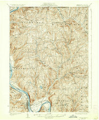 Towanda Pennsylvania Historical topographic map, 1:62500 scale, 15 X 15 Minute, Year 1926