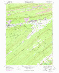 Tower City Pennsylvania Historical topographic map, 1:24000 scale, 7.5 X 7.5 Minute, Year 1969