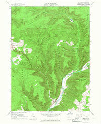 Trout Run Pennsylvania Historical topographic map, 1:24000 scale, 7.5 X 7.5 Minute, Year 1965