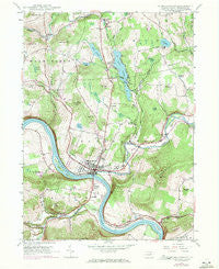 Tunkhannock Pennsylvania Historical topographic map, 1:24000 scale, 7.5 X 7.5 Minute, Year 1946