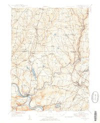 Tunkhannock Pennsylvania Historical topographic map, 1:62500 scale, 15 X 15 Minute, Year 1946