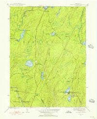 Twelvemile Pond Pennsylvania Historical topographic map, 1:24000 scale, 7.5 X 7.5 Minute, Year 1943