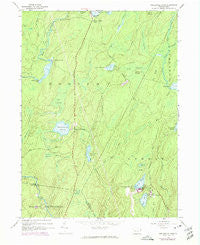 Twelvemile Pond Pennsylvania Historical topographic map, 1:24000 scale, 7.5 X 7.5 Minute, Year 1943