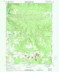 Tylersburg Pennsylvania Historical topographic map, 1:24000 scale, 7.5 X 7.5 Minute, Year 1967