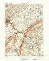 Tyrone Pennsylvania Historical topographic map, 1:62500 scale, 15 X 15 Minute, Year 1929