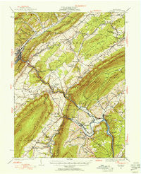 Tyrone Pennsylvania Historical topographic map, 1:62500 scale, 15 X 15 Minute, Year 1929