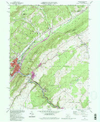 Tyrone Pennsylvania Historical topographic map, 1:24000 scale, 7.5 X 7.5 Minute, Year 1994