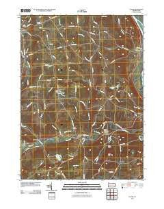 Ulster Pennsylvania Historical topographic map, 1:24000 scale, 7.5 X 7.5 Minute, Year 2010