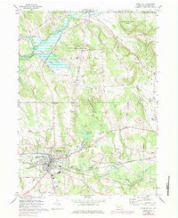 Union City Pennsylvania Historical topographic map, 1:24000 scale, 7.5 X 7.5 Minute, Year 1968