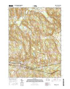 Union City Pennsylvania Current topographic map, 1:24000 scale, 7.5 X 7.5 Minute, Year 2016