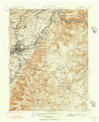 Uniontown Pennsylvania Historical topographic map, 1:62500 scale, 15 X 15 Minute, Year 1931