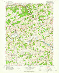 Unionville Pennsylvania Historical topographic map, 1:24000 scale, 7.5 X 7.5 Minute, Year 1953