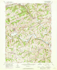 Unionville Pennsylvania Historical topographic map, 1:24000 scale, 7.5 X 7.5 Minute, Year 1953