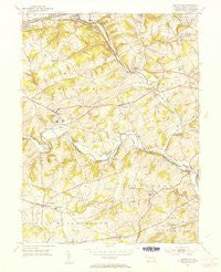 Unionville Pennsylvania Historical topographic map, 1:24000 scale, 7.5 X 7.5 Minute, Year 1953