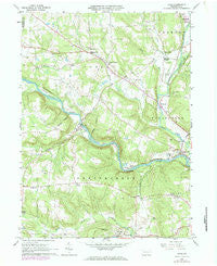Utica Pennsylvania Historical topographic map, 1:24000 scale, 7.5 X 7.5 Minute, Year 1963