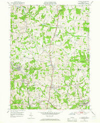 Valencia Pennsylvania Historical topographic map, 1:24000 scale, 7.5 X 7.5 Minute, Year 1950
