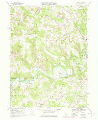 Valier Pennsylvania Historical topographic map, 1:24000 scale, 7.5 X 7.5 Minute, Year 1968
