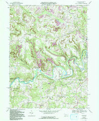 Valier Pennsylvania Historical topographic map, 1:24000 scale, 7.5 X 7.5 Minute, Year 1968