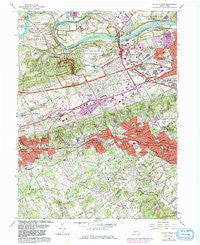 Valley Forge Pennsylvania Historical topographic map, 1:24000 scale, 7.5 X 7.5 Minute, Year 1966