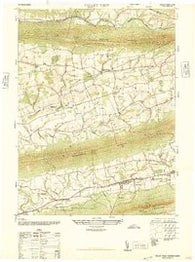 Valley View Pennsylvania Historical topographic map, 1:24000 scale, 7.5 X 7.5 Minute, Year 1947