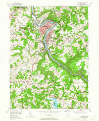 Vandergrift Pennsylvania Historical topographic map, 1:24000 scale, 7.5 X 7.5 Minute, Year 1953