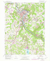 Vandergrift Pennsylvania Historical topographic map, 1:24000 scale, 7.5 X 7.5 Minute, Year 1953