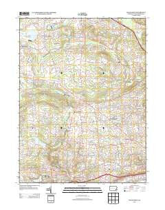 Wagontown Pennsylvania Historical topographic map, 1:24000 scale, 7.5 X 7.5 Minute, Year 2013