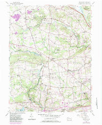 Wagontown Pennsylvania Historical topographic map, 1:24000 scale, 7.5 X 7.5 Minute, Year 1956