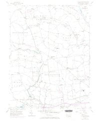 Wagontown Pennsylvania Historical topographic map, 1:24000 scale, 7.5 X 7.5 Minute, Year 1956