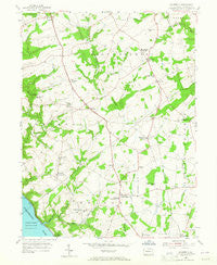 Wakefield Pennsylvania Historical topographic map, 1:24000 scale, 7.5 X 7.5 Minute, Year 1955