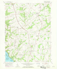 Wakefield Pennsylvania Historical topographic map, 1:24000 scale, 7.5 X 7.5 Minute, Year 1955