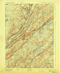Wallpack Pennsylvania Historical topographic map, 1:62500 scale, 15 X 15 Minute, Year 1893