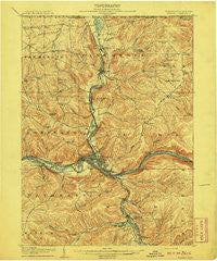 Warren Pennsylvania Historical topographic map, 1:62500 scale, 15 X 15 Minute, Year 1908