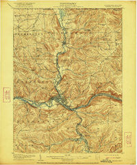 Warren Pennsylvania Historical topographic map, 1:62500 scale, 15 X 15 Minute, Year 1908